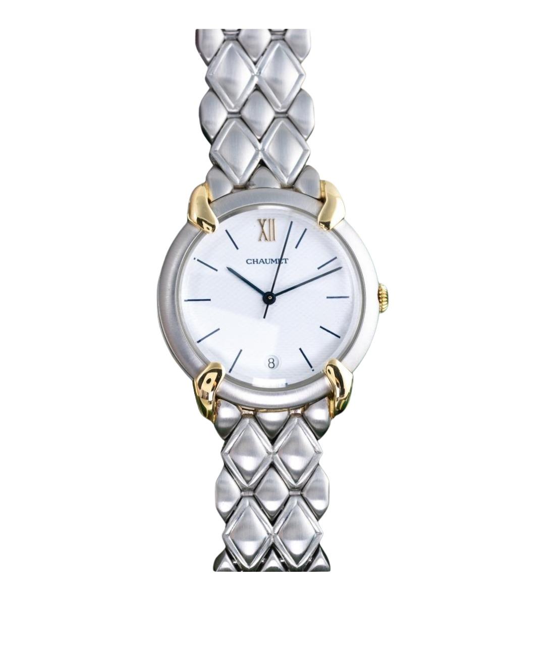 CHAUMET Белые металлические часы, фото 1