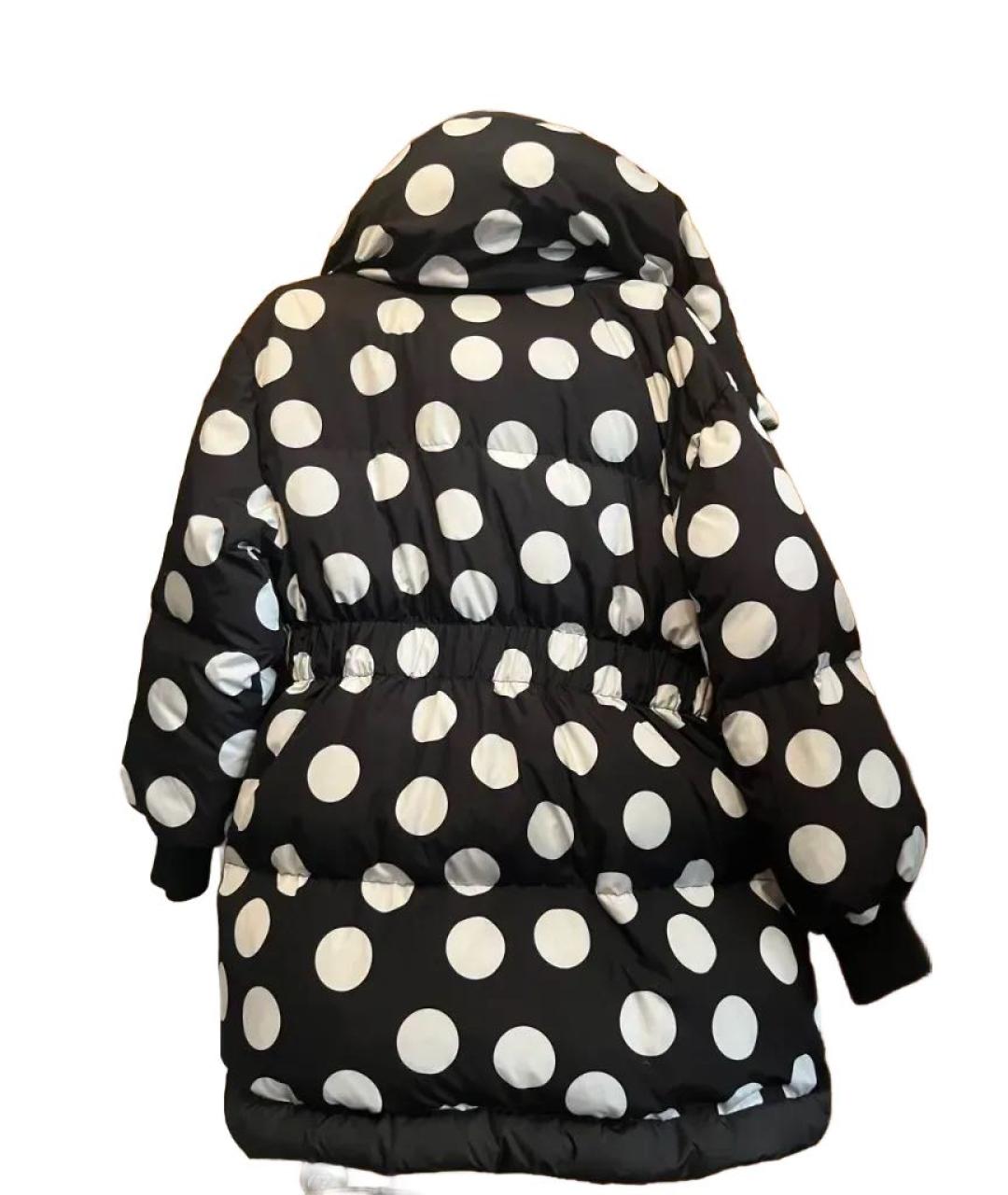 DOLCE&GABBANA Черный полиэстеровый пуховик, фото 2