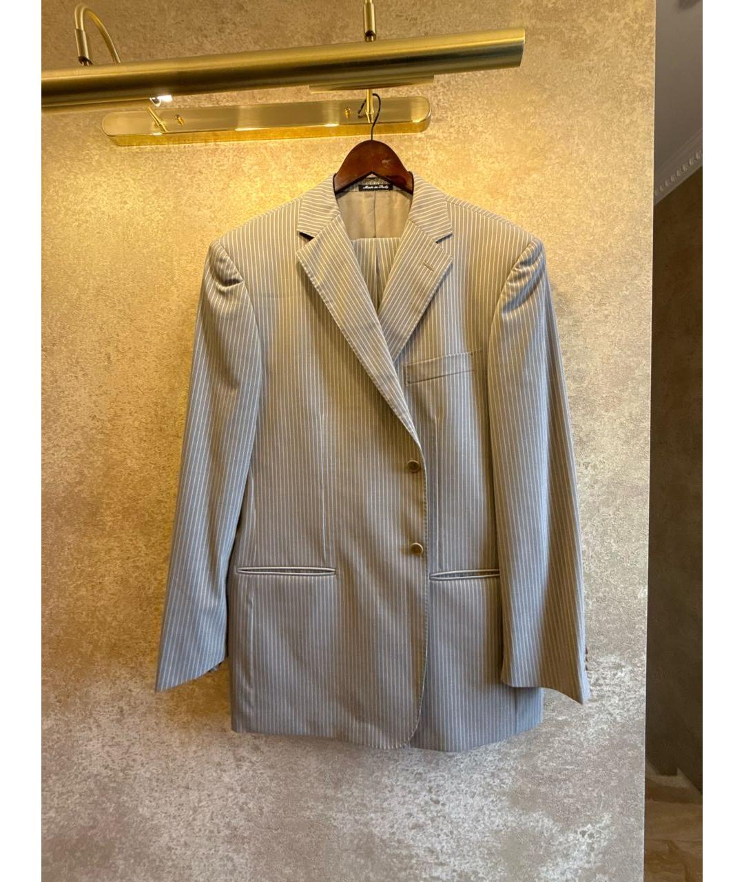 PAL ZILERI Бежевый классический костюм, фото 7