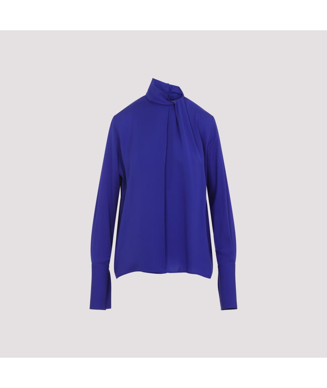 TOM FORD Синяя шелковая рубашка, фото 4