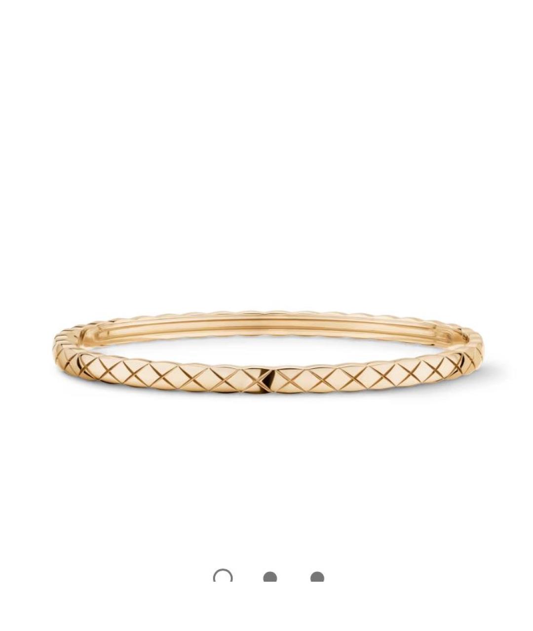 CHANEL Бежевый браслет из розового золота, фото 4