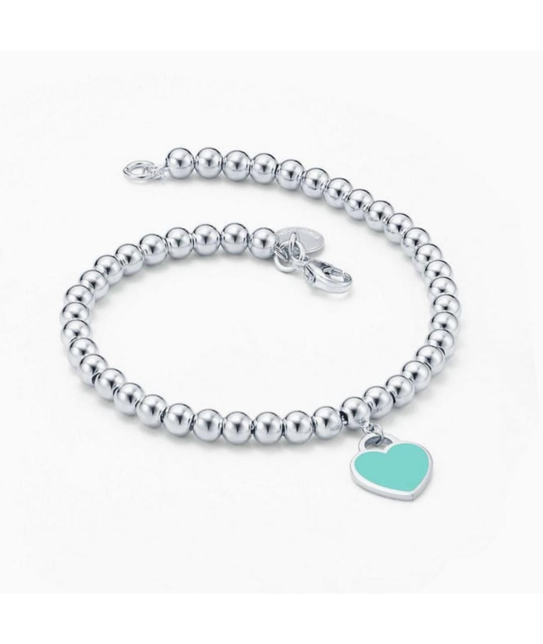 TIFFANY&CO Бирюзовый серебряный браслет, фото 3