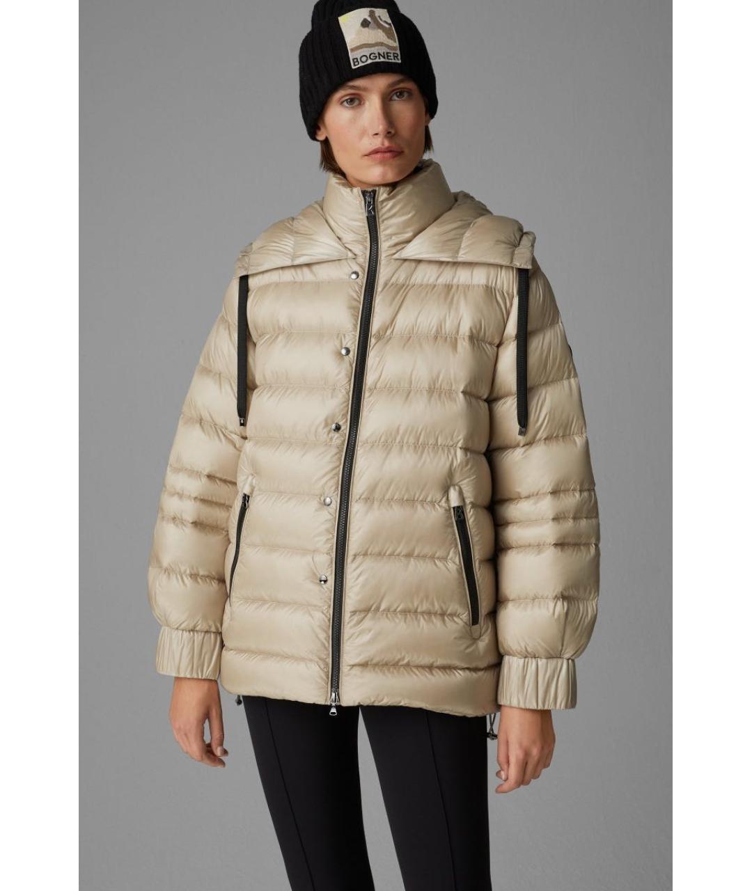 BOGNER Бежевый пуховик, фото 7