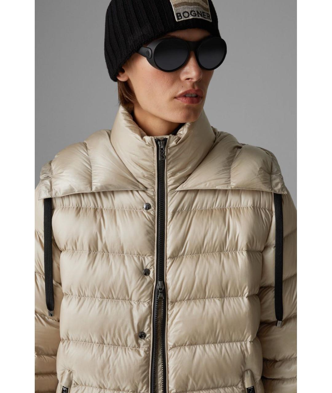 BOGNER Бежевый пуховик, фото 5