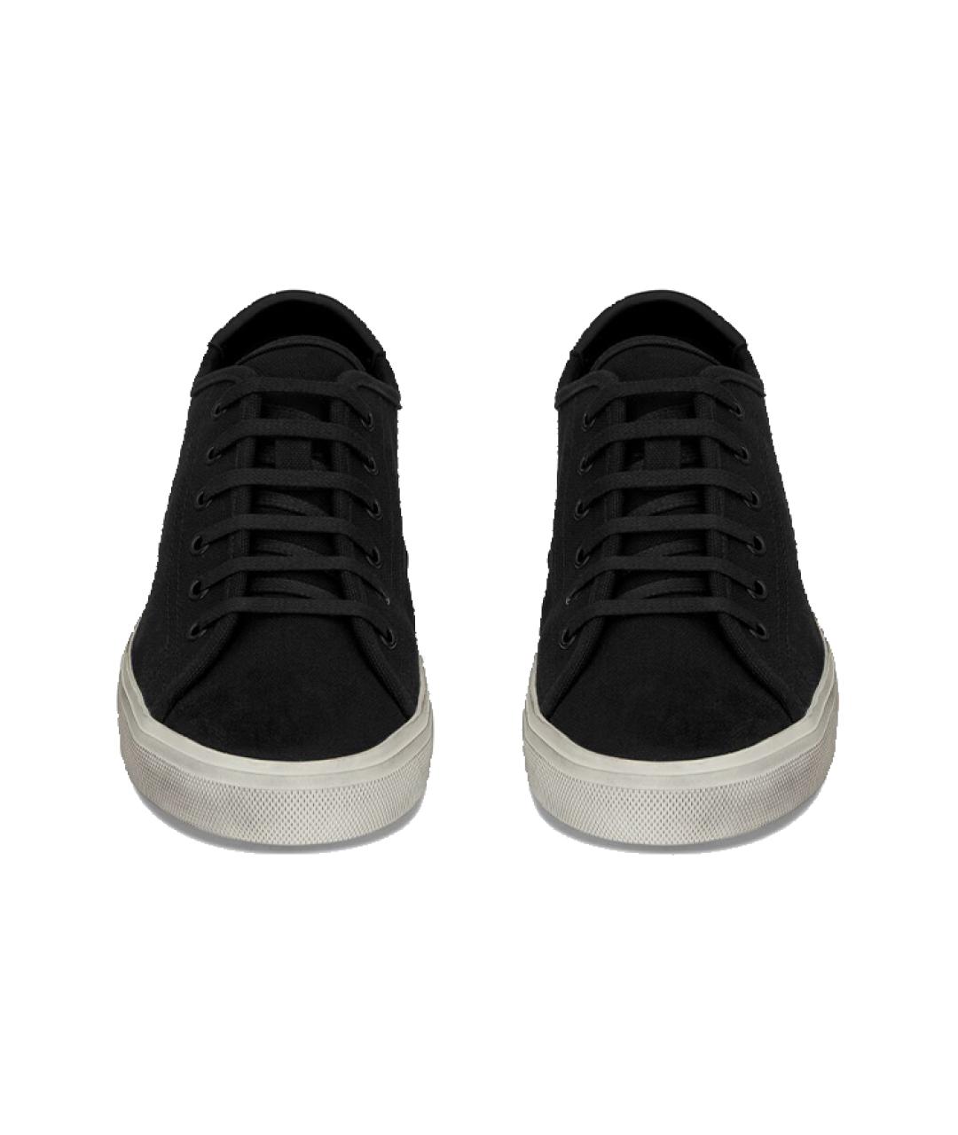 SAINT LAURENT Черные кеды, фото 4