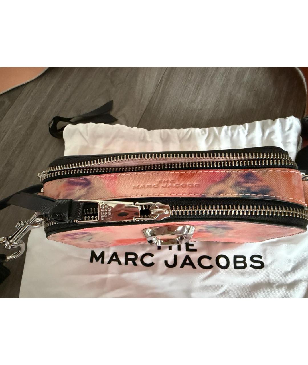 MARC JACOBS Розовая кожаная сумка через плечо, фото 3