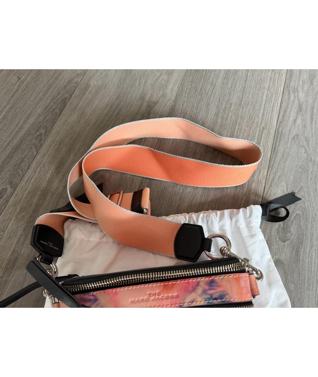 MARC JACOBS Розовая кожаная сумка через плечо, фото 4