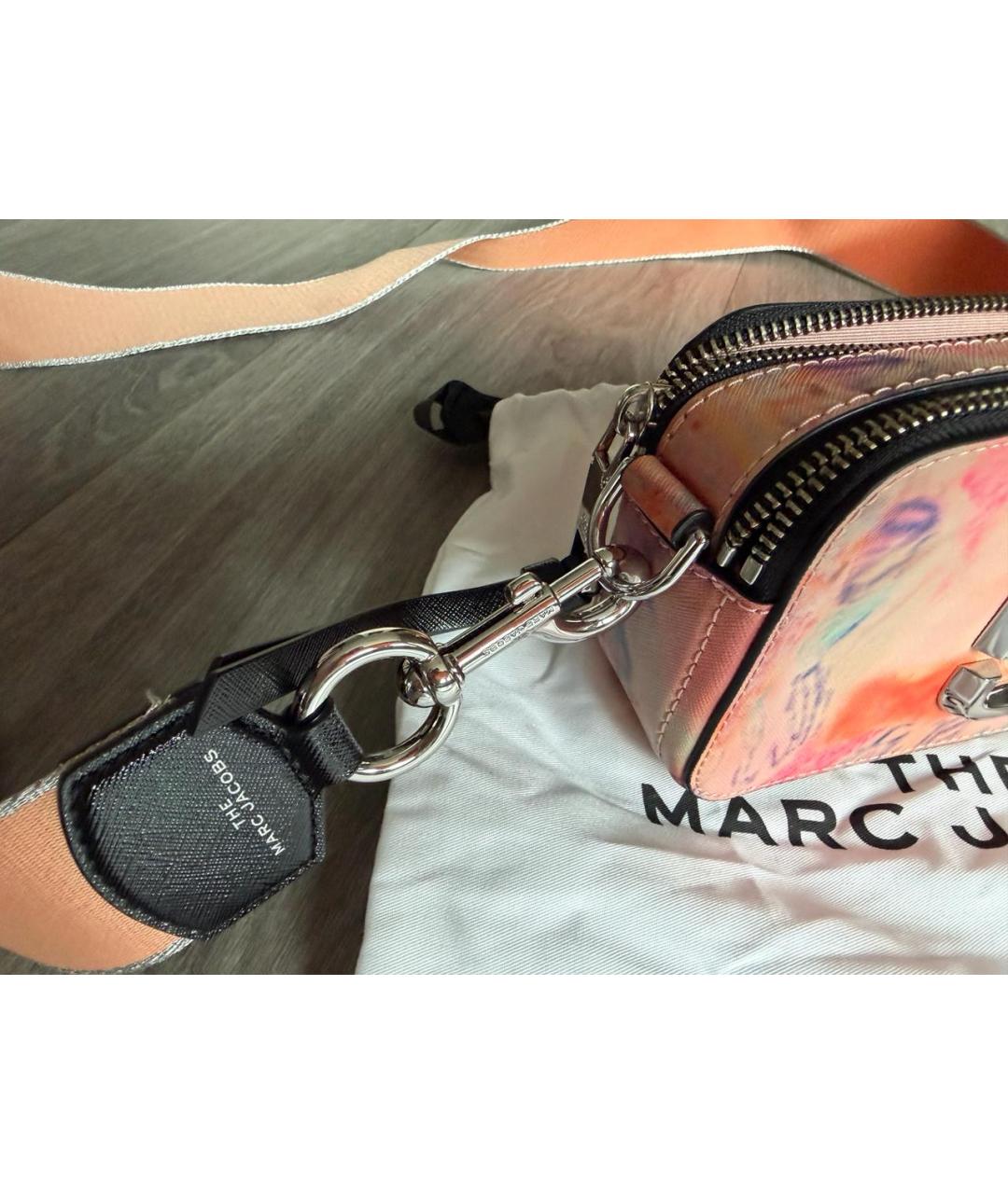 MARC JACOBS Розовая кожаная сумка через плечо, фото 2