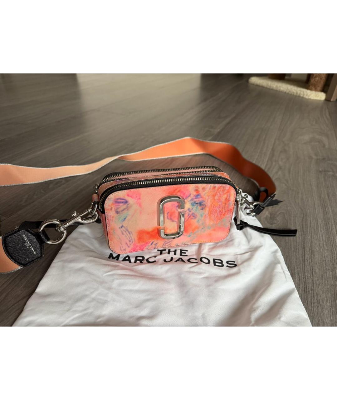 MARC JACOBS Розовая кожаная сумка через плечо, фото 6