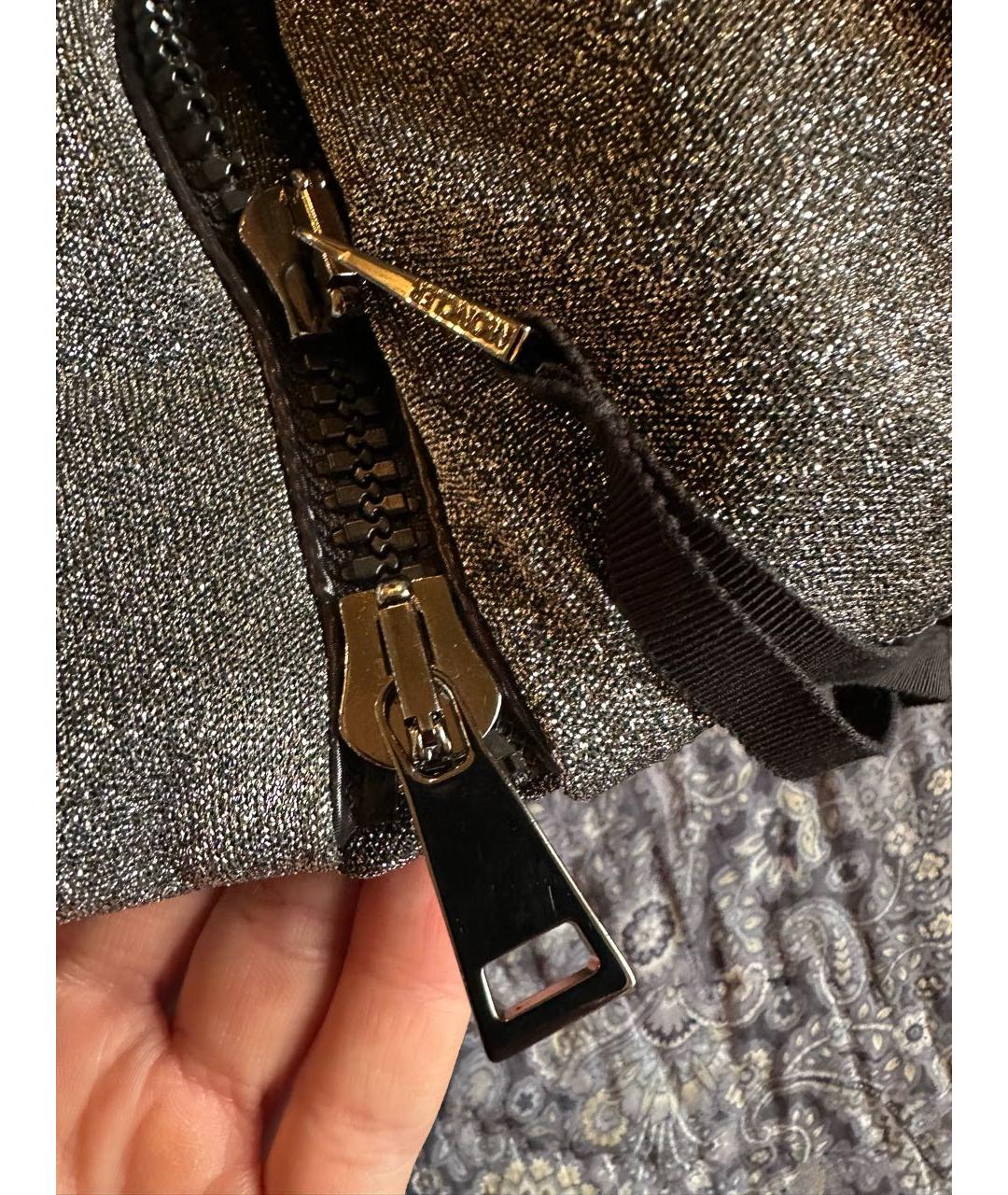 MONCLER Серебрянный пуховик, фото 6