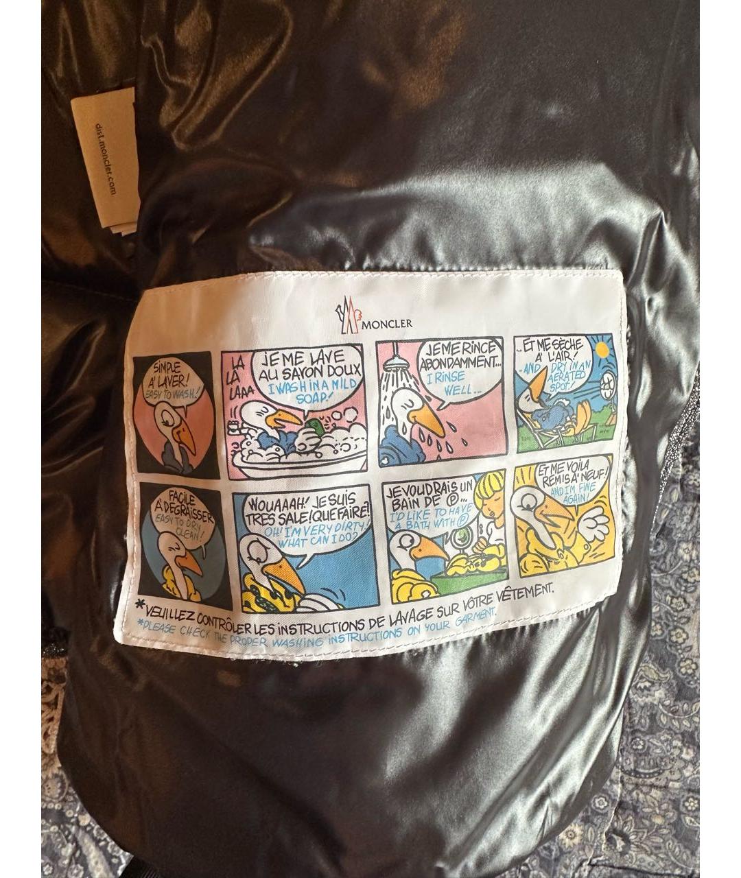 MONCLER Серебрянный пуховик, фото 7