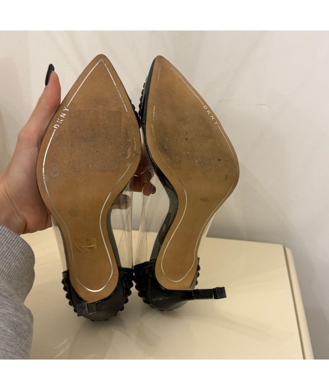 DKNY Черные кожаные туфли, фото 7