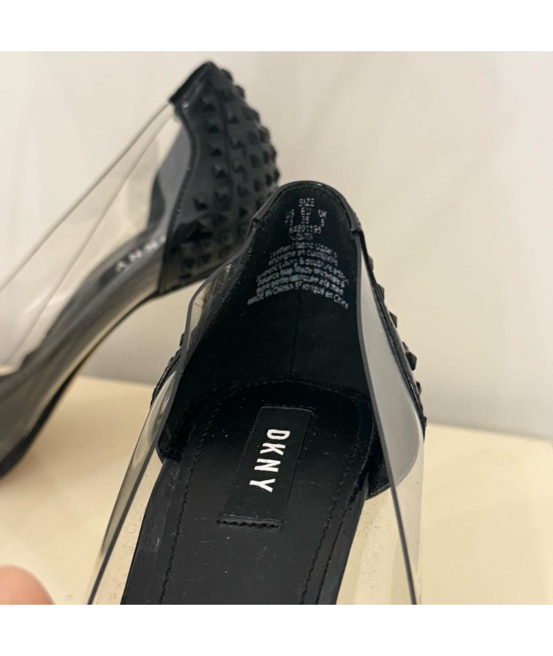 DKNY Черные кожаные туфли, фото 6