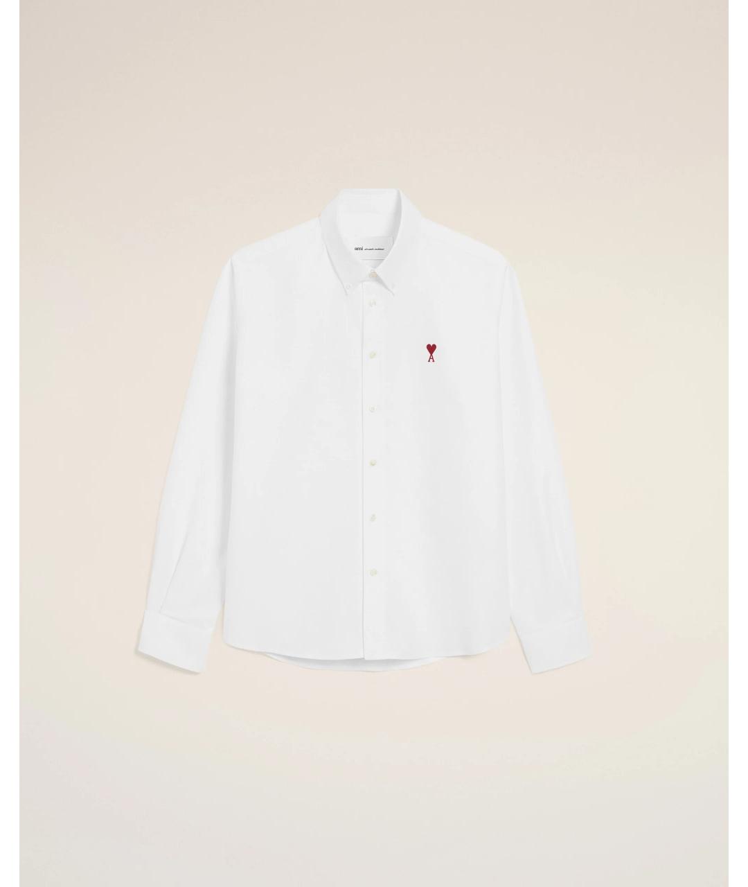 Ami Paris Белая хлопковая рубашка, фото 7