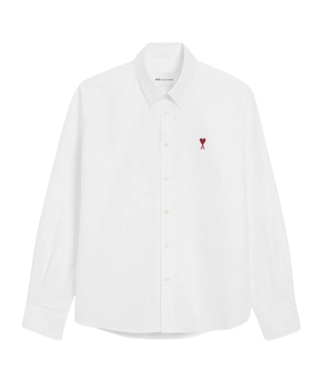 Ami Paris Белая хлопковая рубашка, фото 1
