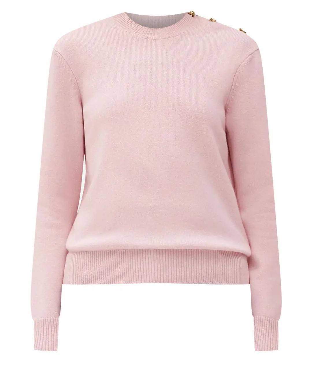BOTTEGA VENETA Розовый кашемировый джемпер / свитер, фото 1