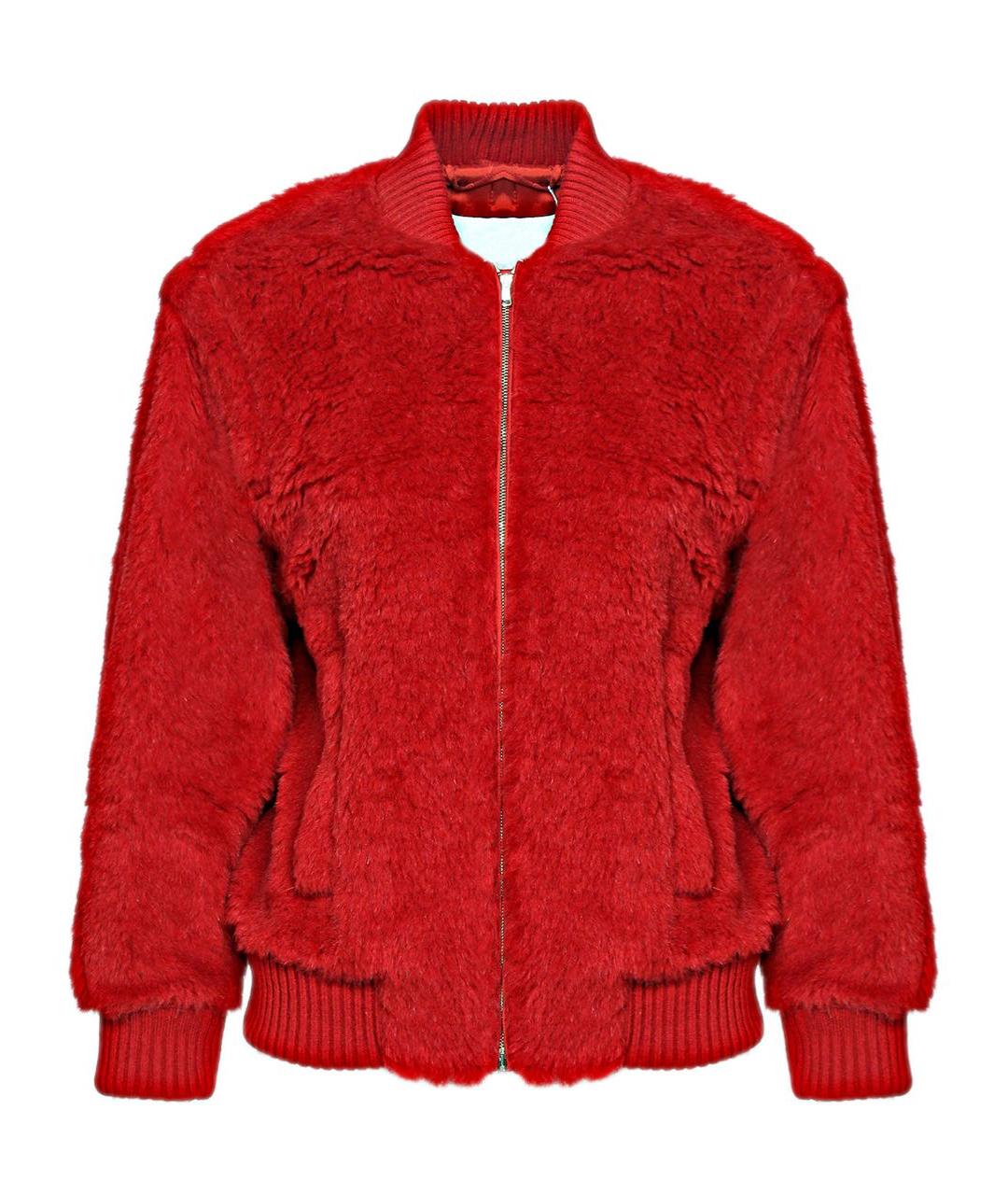 MAX MARA Красная шерстяная куртка, фото 1