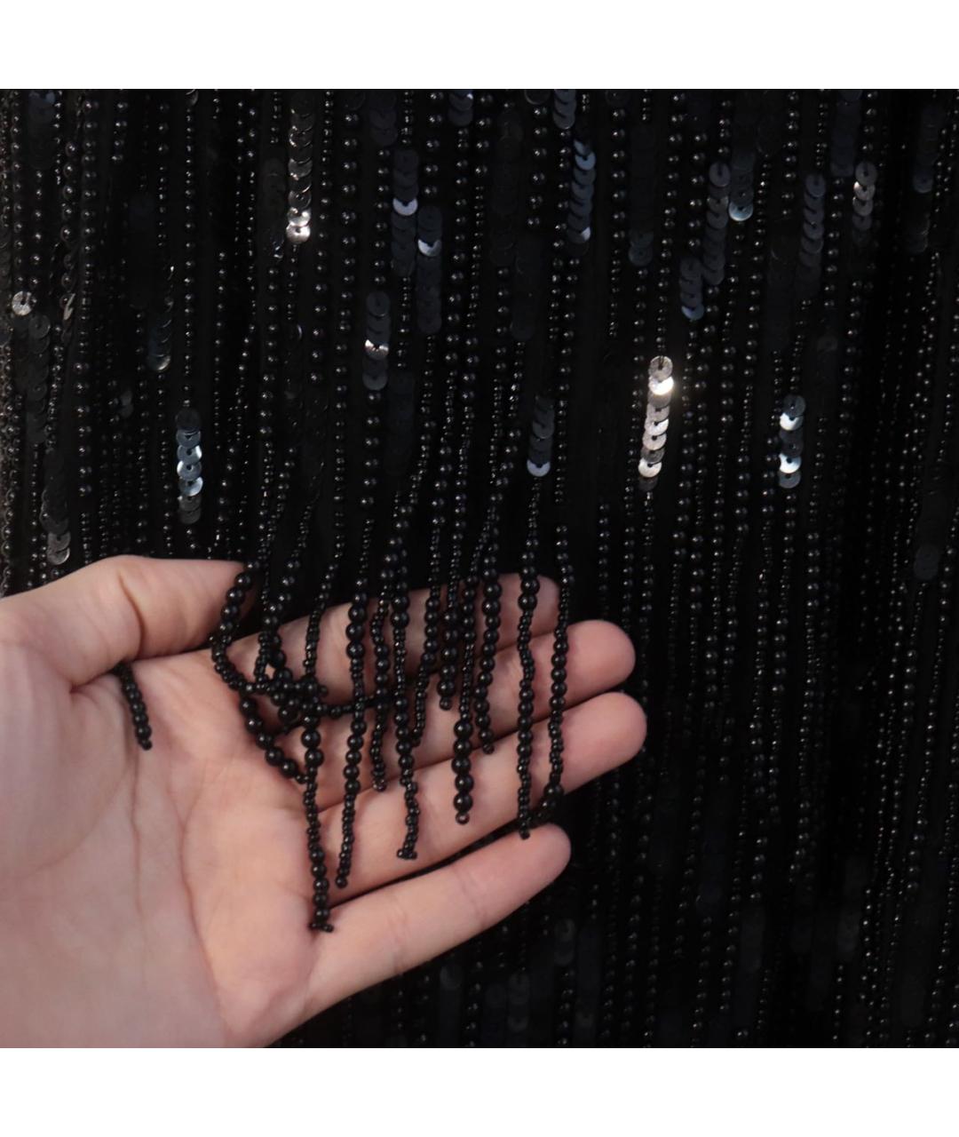 ELISABETTA FRANCHI Черное вискозное коктейльное платье, фото 7