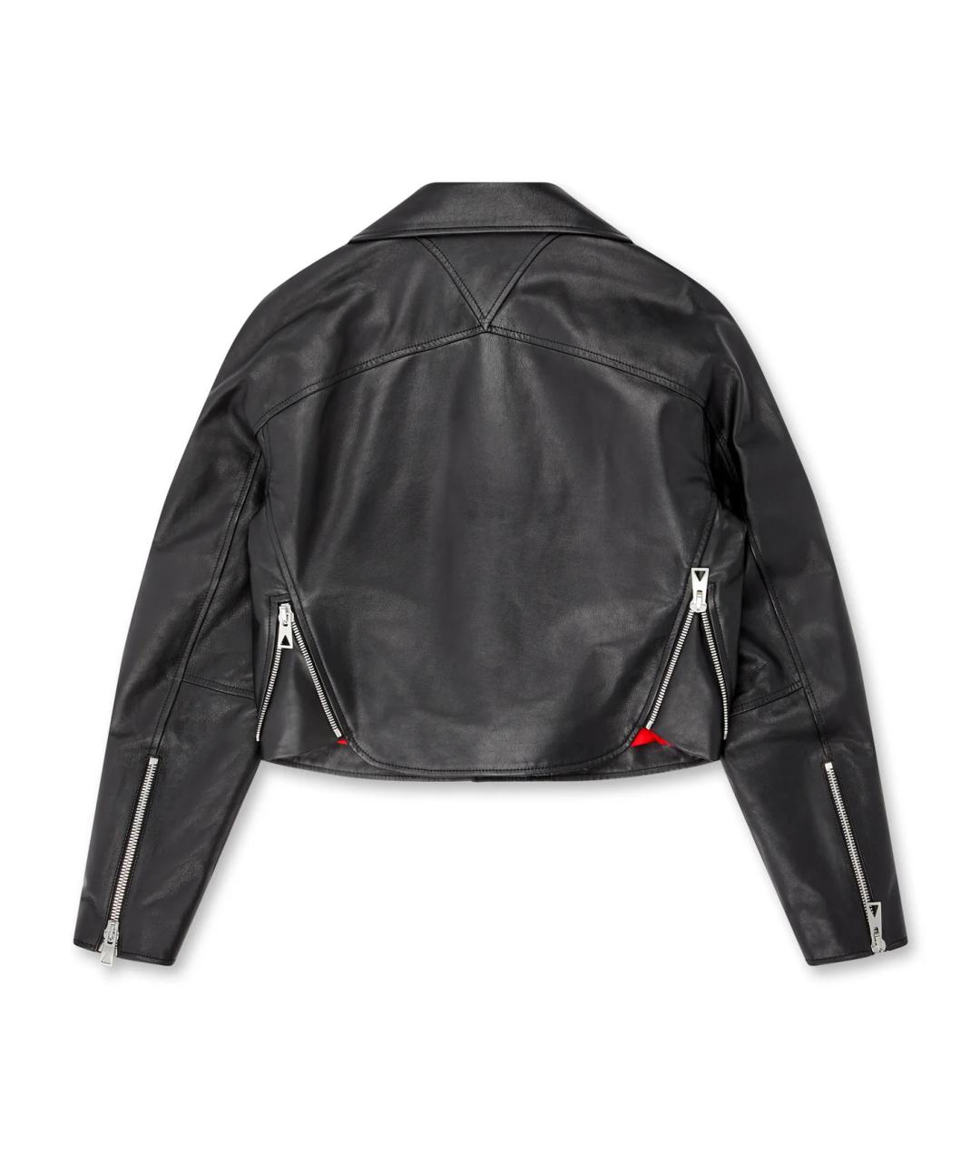 BOTTEGA VENETA Черная кожаная куртка, фото 2