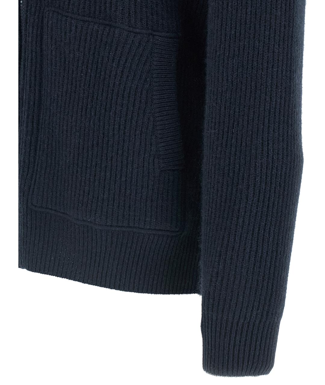 BRUNELLO CUCINELLI Темно-синий кашемировый кардиган, фото 3