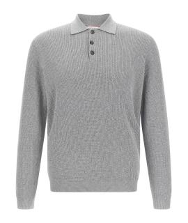 BRUNELLO CUCINELLI Поло с длинным рукавом