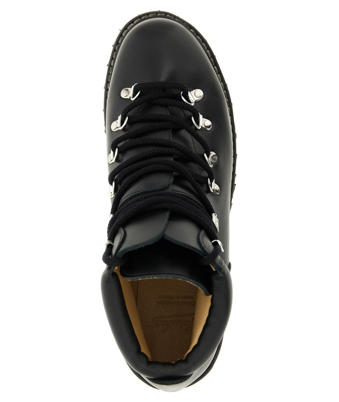 PARABOOT Черные кожаные низкие ботинки, фото 4