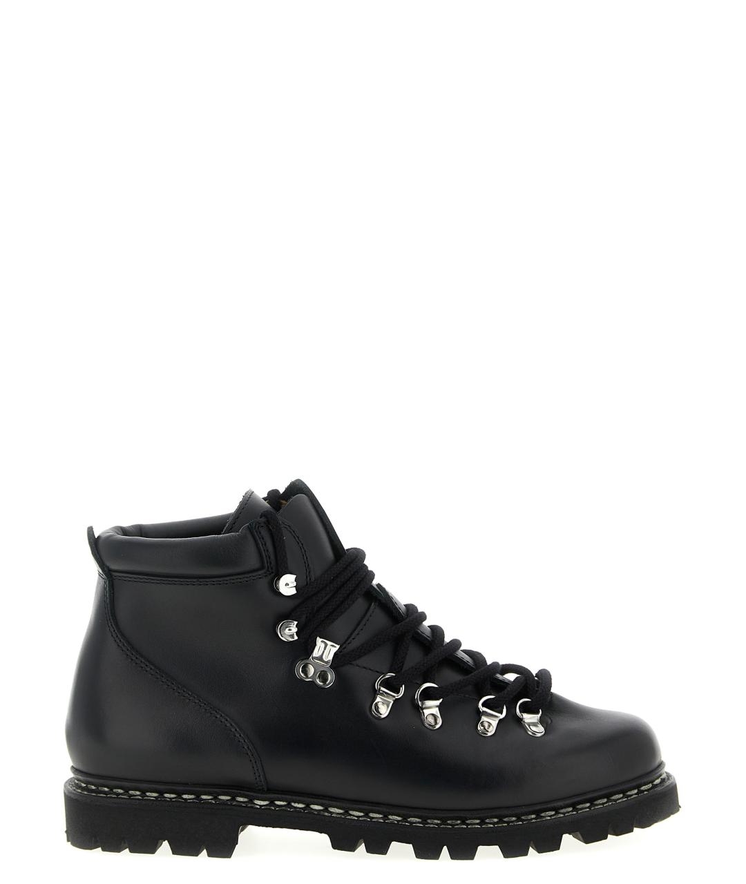 PARABOOT Черные кожаные низкие ботинки, фото 1