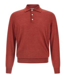 BRUNELLO CUCINELLI Поло с длинным рукавом