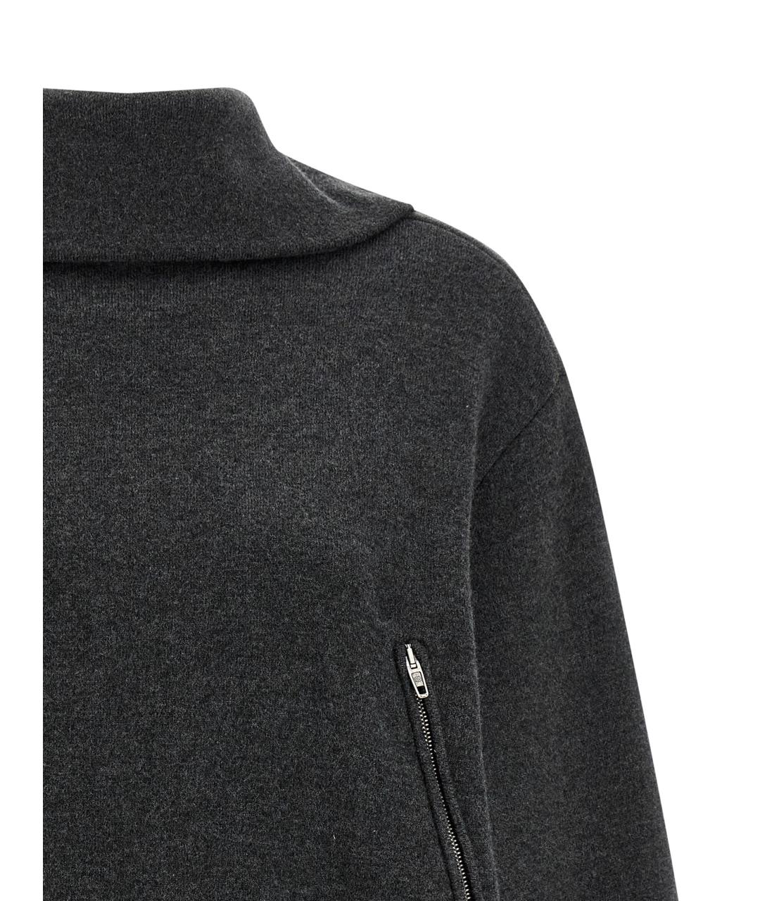 BALENCIAGA Серый шерстяной джемпер / свитер, фото 3