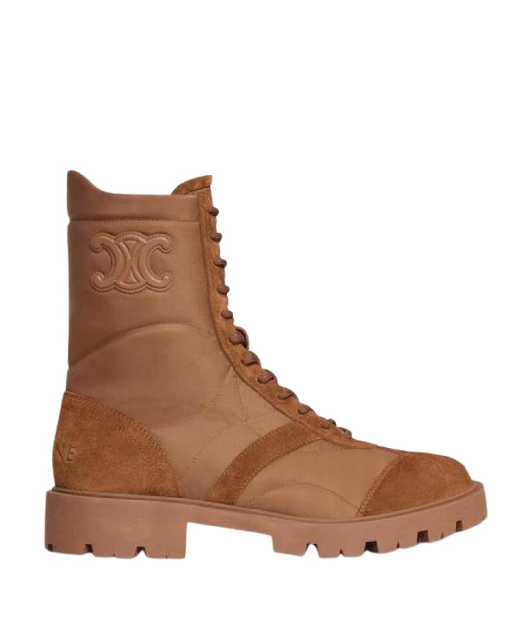 CELINE Коричневые ботинки, фото 1