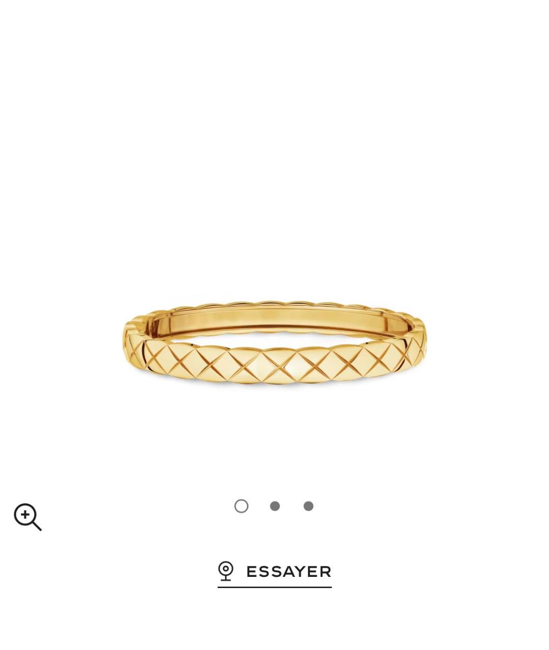 CHANEL Желтый браслет из желтого золота, фото 4