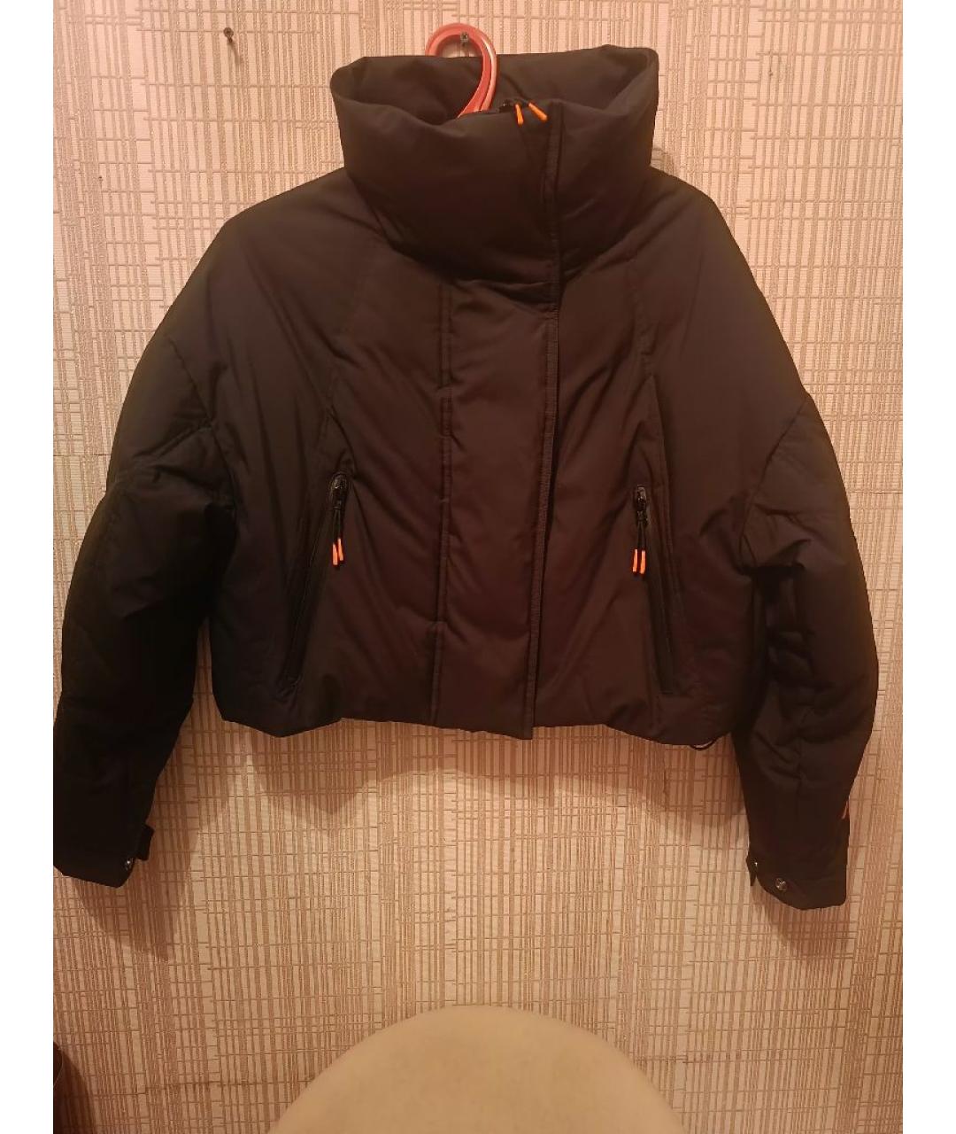 12 STOREEZ Черный полиамидовый пуховик, фото 10