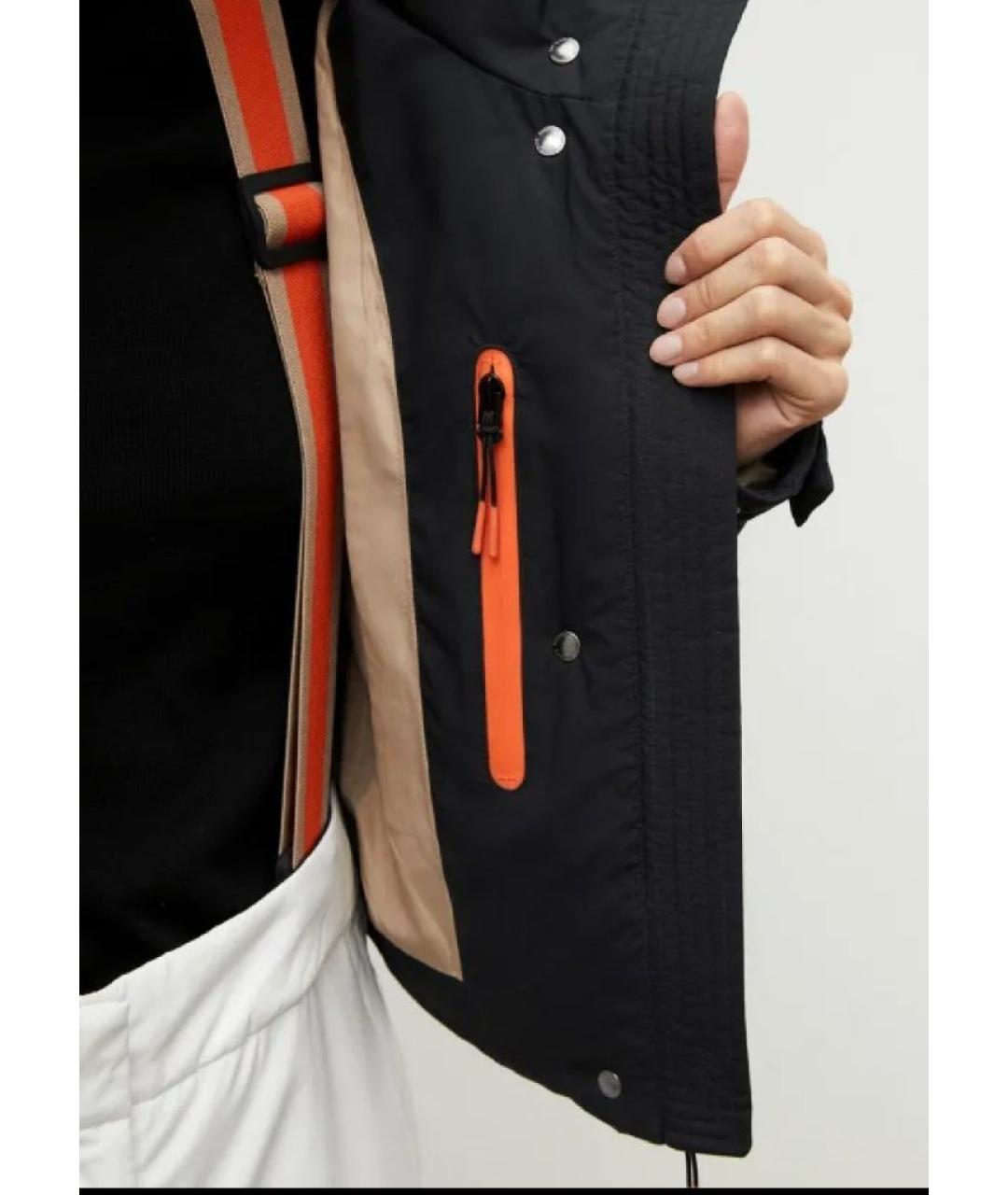 12 STOREEZ Черный полиамидовый пуховик, фото 8