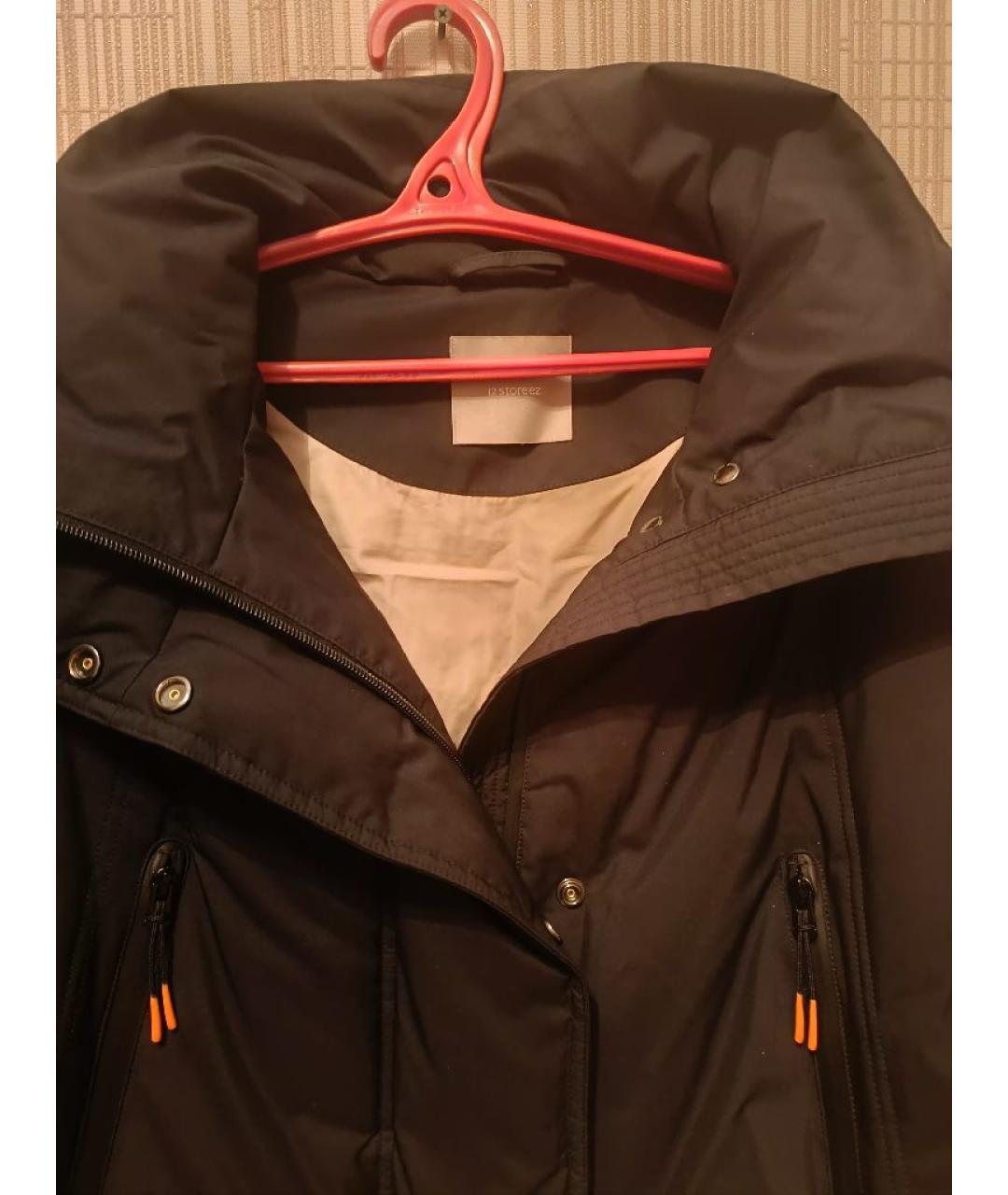 12 STOREEZ Черный полиамидовый пуховик, фото 3