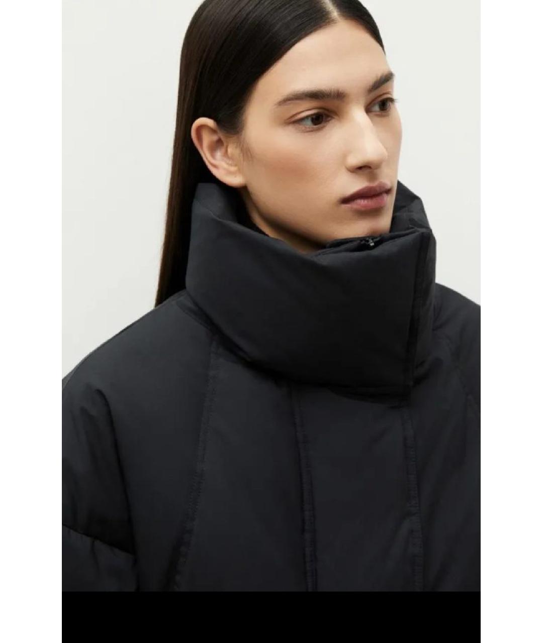 12 STOREEZ Черный полиамидовый пуховик, фото 5