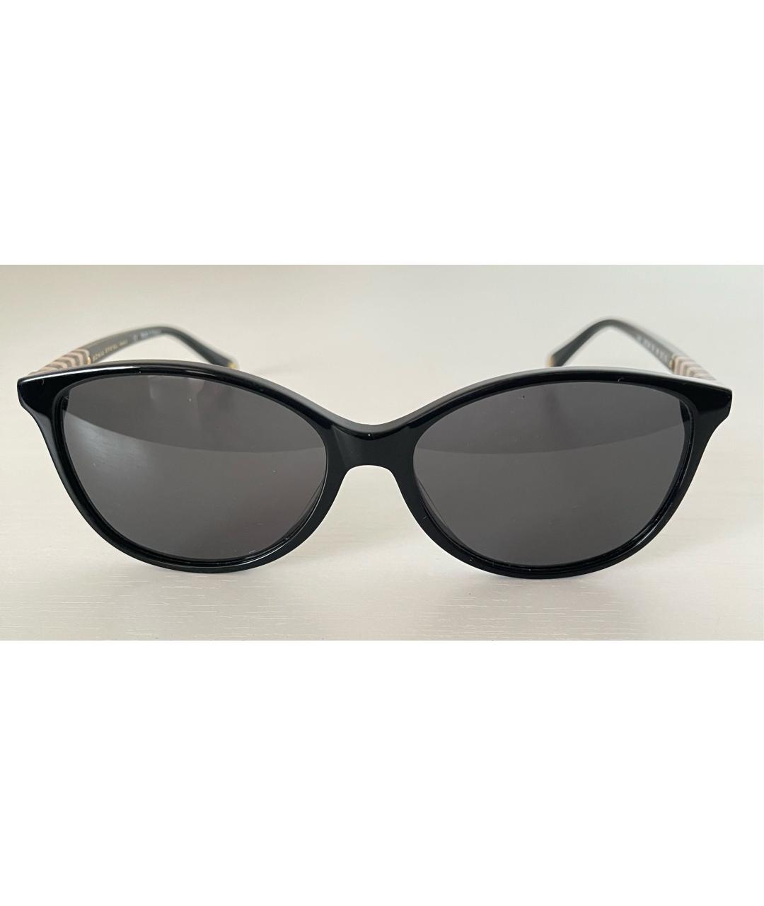 SONIA RYKIEL Черные пластиковые солнцезащитные очки, фото 9