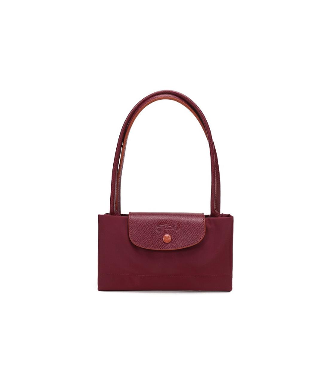 LONGCHAMP Бордовая сумка тоут, фото 7