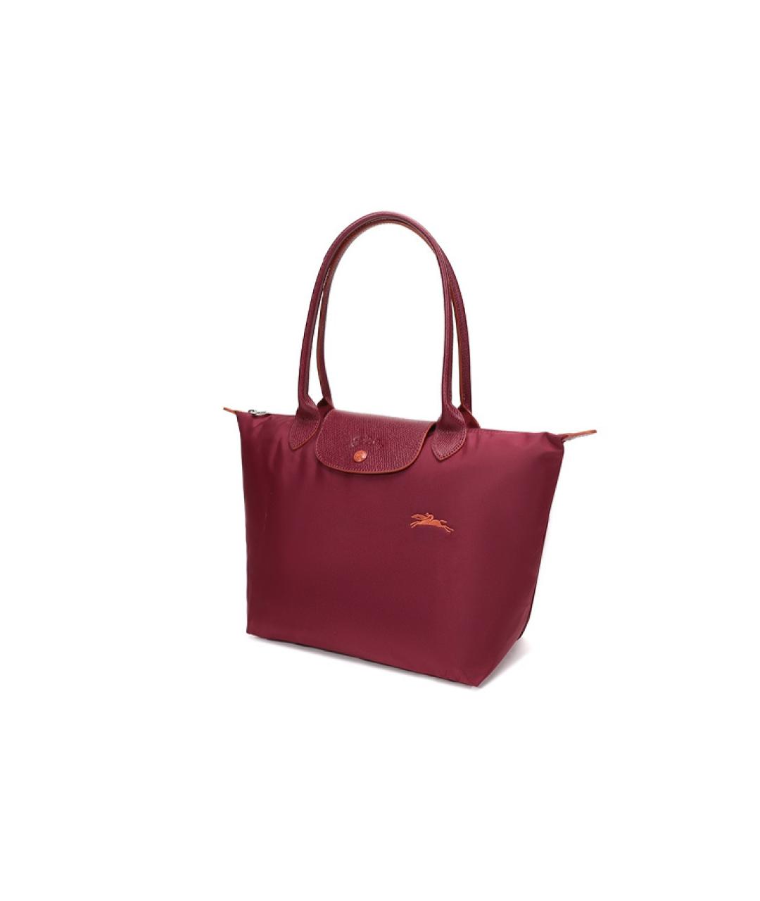 LONGCHAMP Бордовая сумка тоут, фото 2