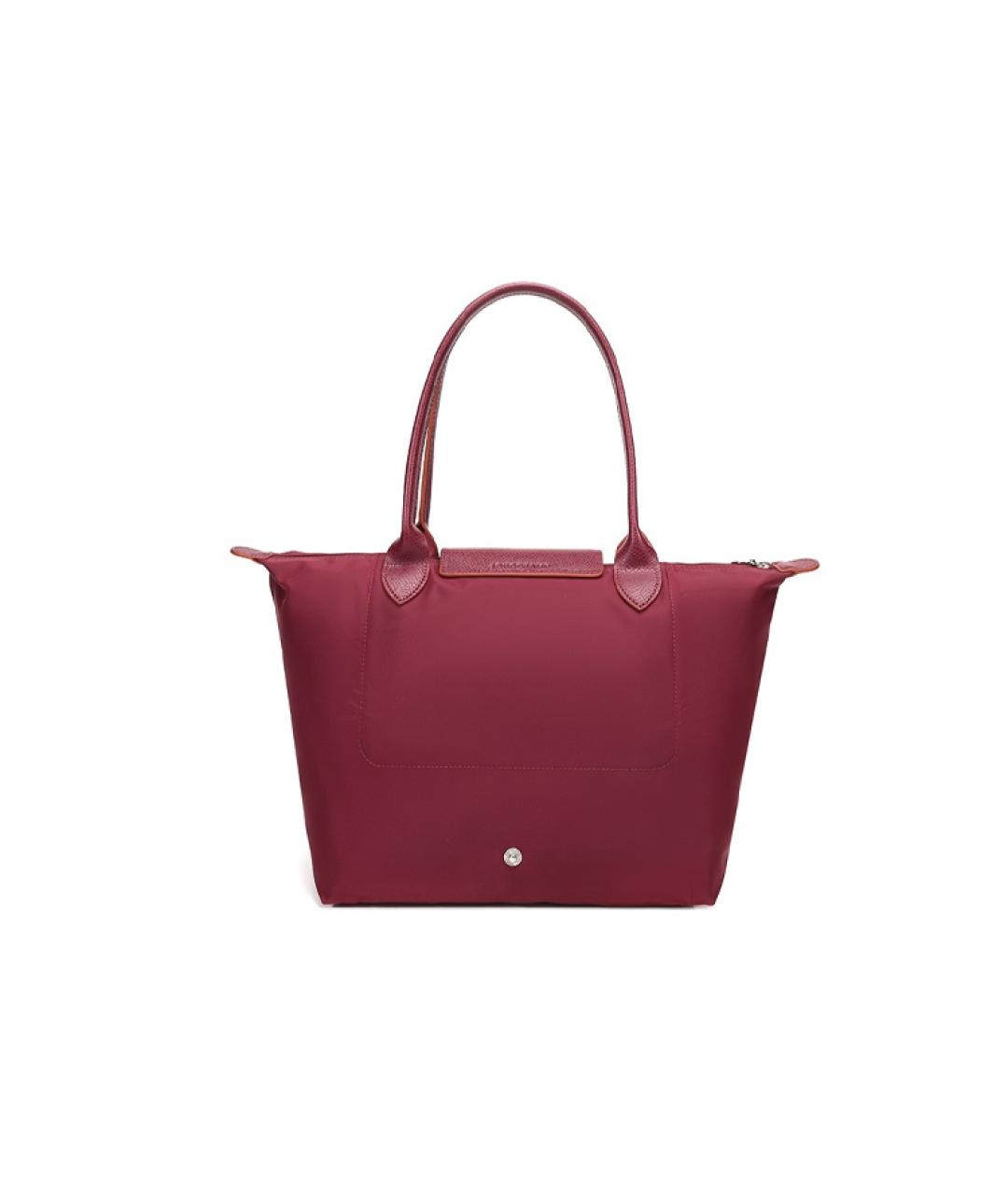 LONGCHAMP Бордовая сумка тоут, фото 4