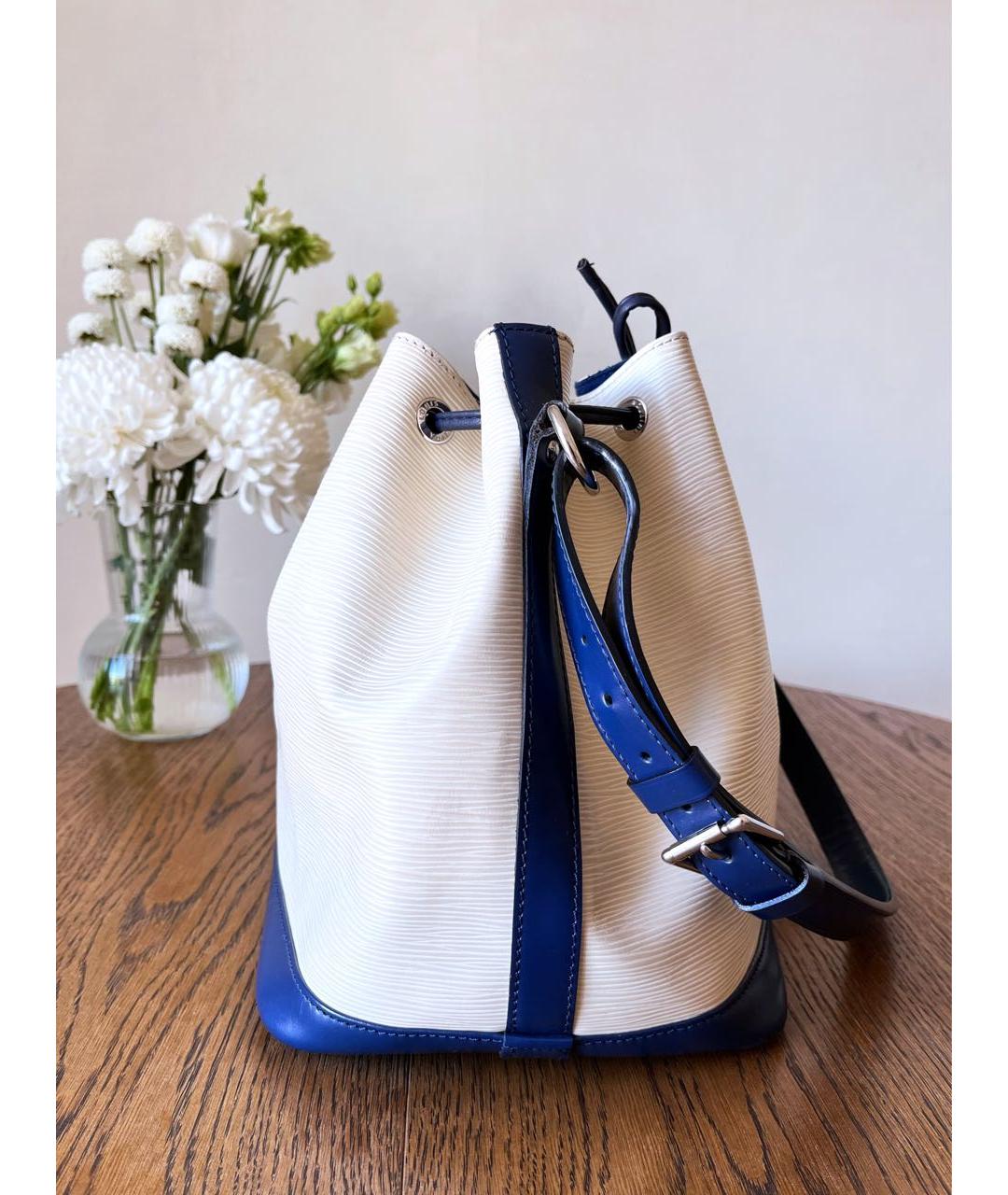 LOUIS VUITTON Бежевая кожаная сумка через плечо, фото 3