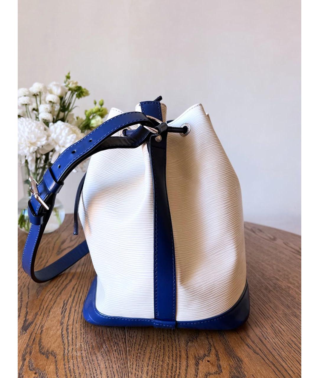 LOUIS VUITTON Бежевая кожаная сумка через плечо, фото 5