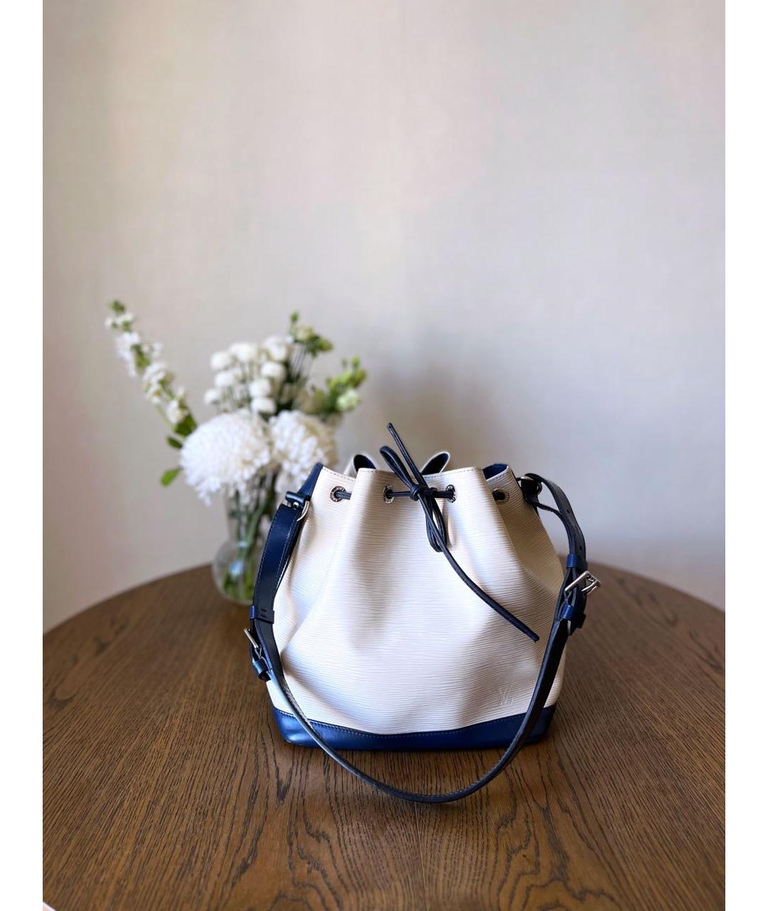 LOUIS VUITTON Бежевая кожаная сумка через плечо, фото 2