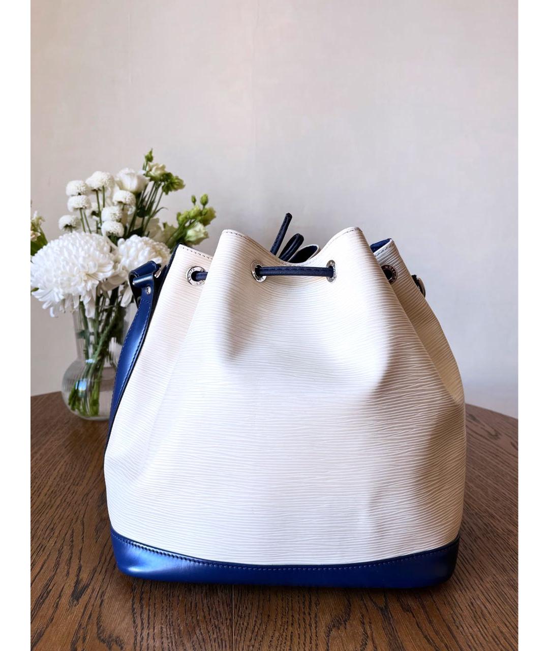 LOUIS VUITTON Бежевая кожаная сумка через плечо, фото 4