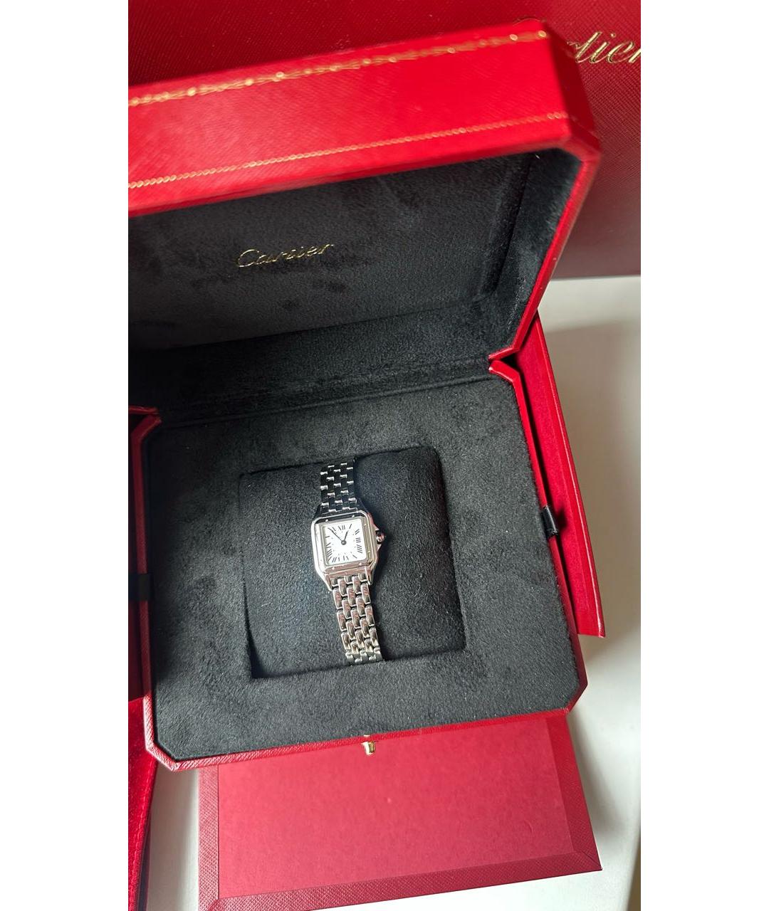 CARTIER Серебряные часы из белого золота, фото 1