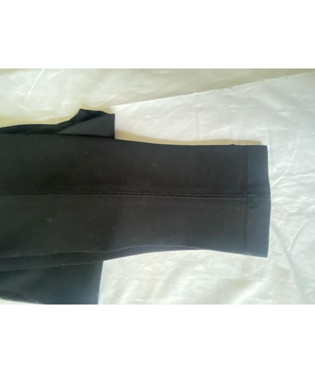 VINCE Черные вискозные леггинсы и велосипедки, фото 5