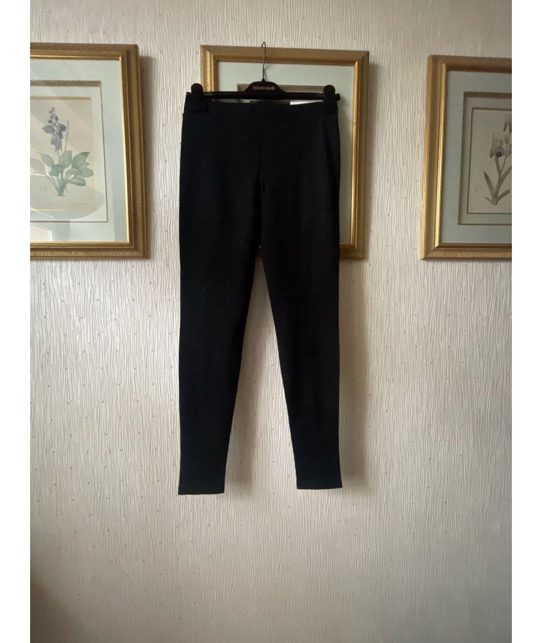 VINCE Черные вискозные леггинсы и велосипедки, фото 6
