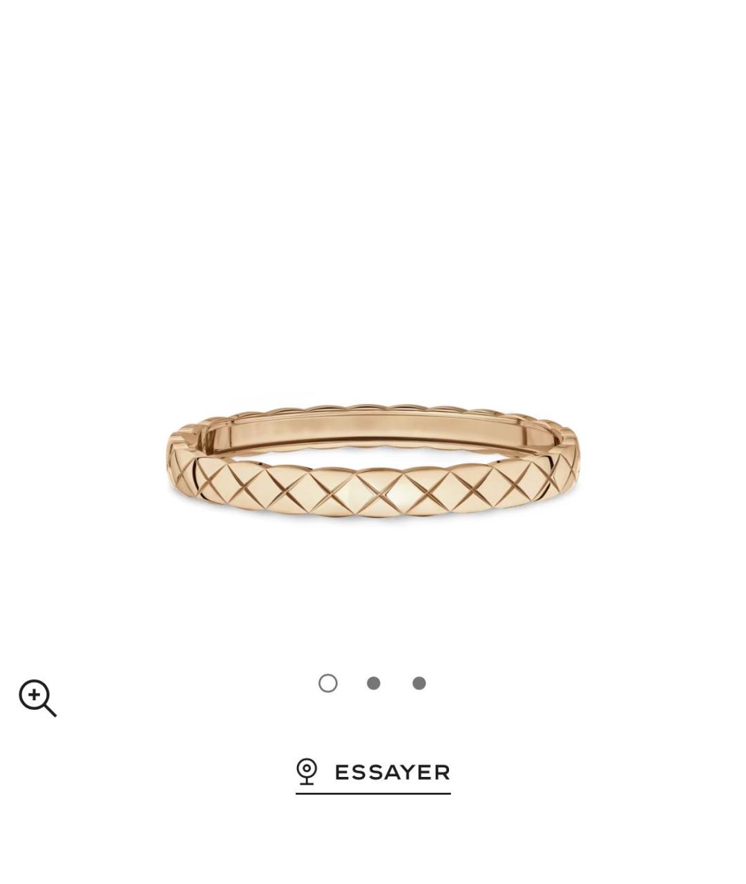 CHANEL Бежевый браслет из розового золота, фото 4