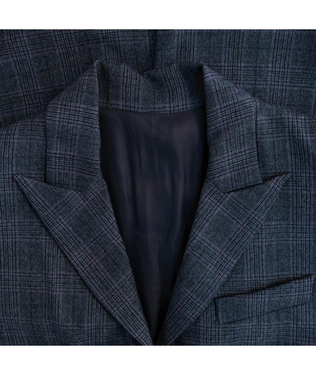 ALEXANDER MCQUEEN Серое шерстяное повседневное платье, фото 3