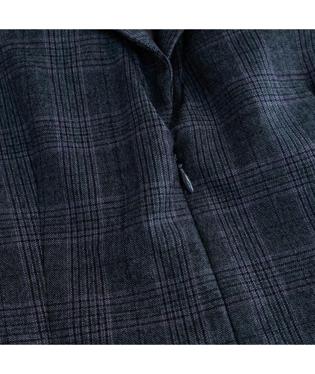 ALEXANDER MCQUEEN Серое шерстяное повседневное платье, фото 4