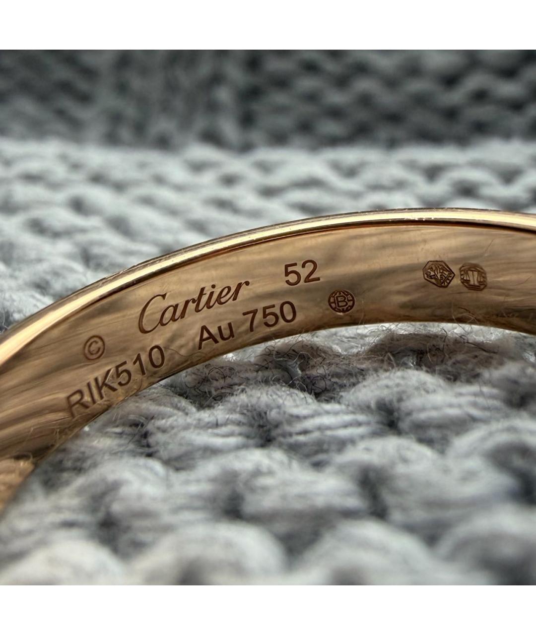 CARTIER Золотое кольцо из розового золота, фото 6